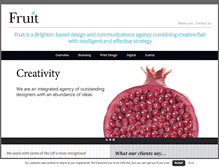 Tablet Screenshot of fruit-design.co.uk